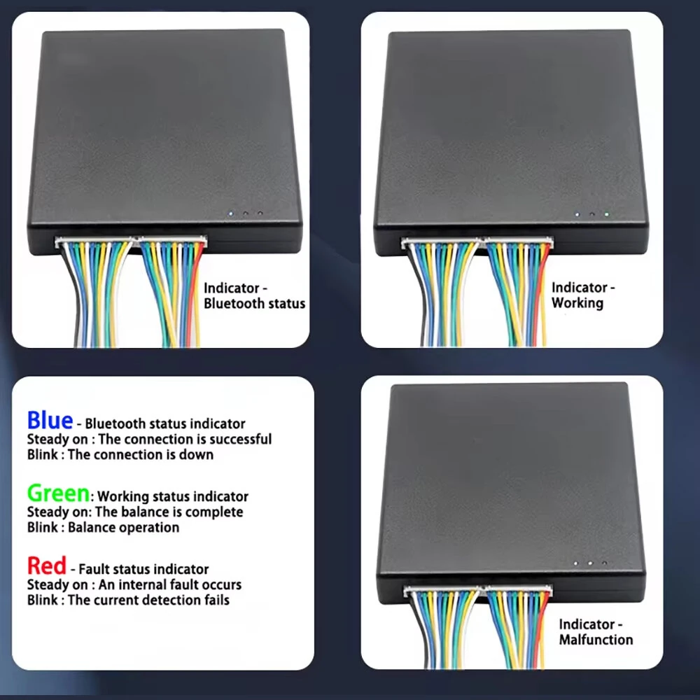 Smart 4A Active Balancer - 1mV Precision for 2S-24S Lithium/LiFePO4/LTO - Bluetooth App | Energy Transfer Board - Image 5