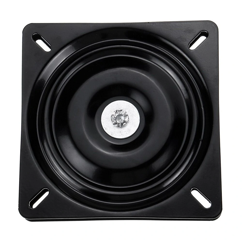 4Pcs 7 Inch Square Swivel Plate Replacement - 360 Degree Rotation Mechanism for Bar Stool & Recliner Chair - Image 4