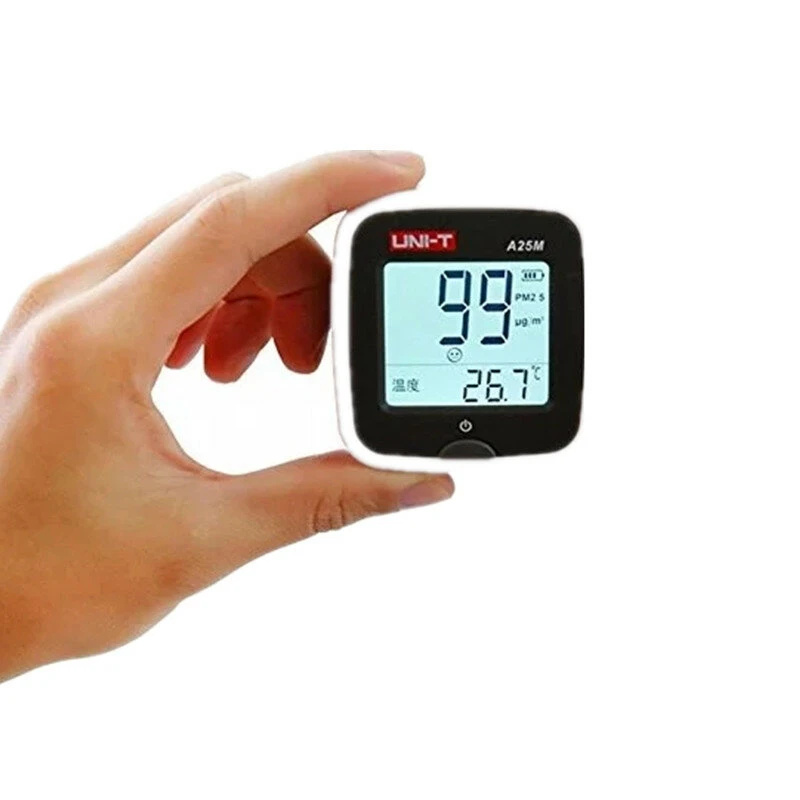 UNI-T A25M PM2.5 Air Quality Monitor - Temperature Meter with LCD Backlight - Image 5