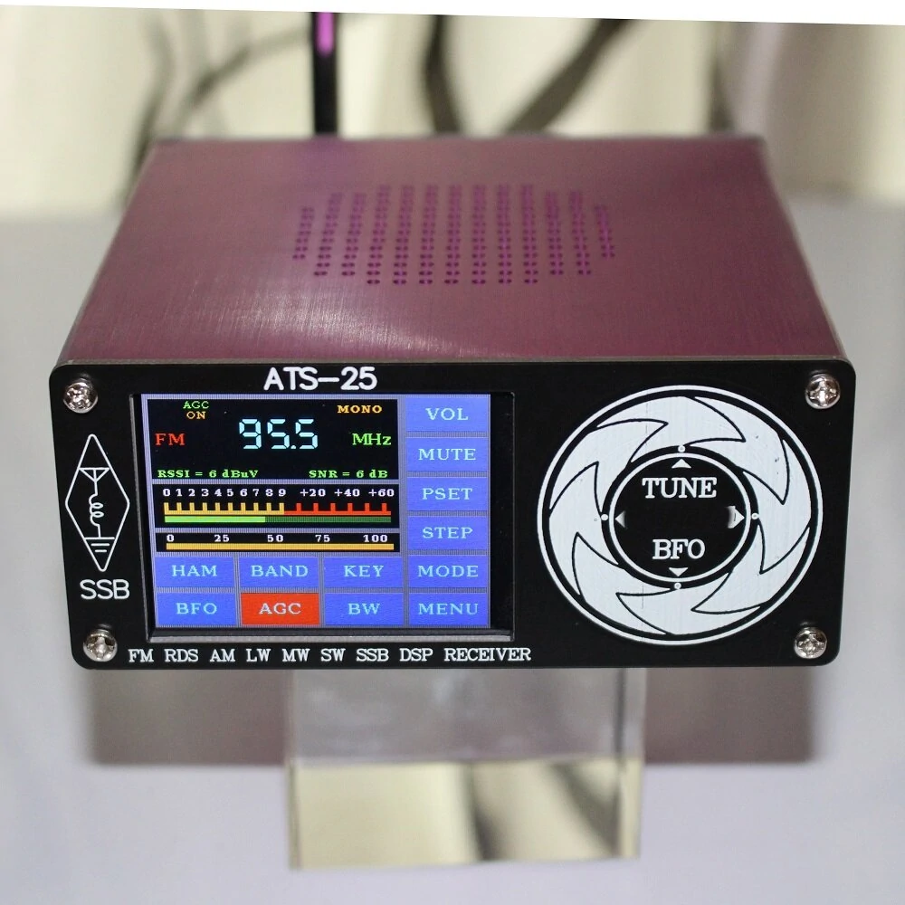 SI4732 Full Band Radio Receiver - 2.4 Inch Touch Screen | FM LW MW SSB - Image 2