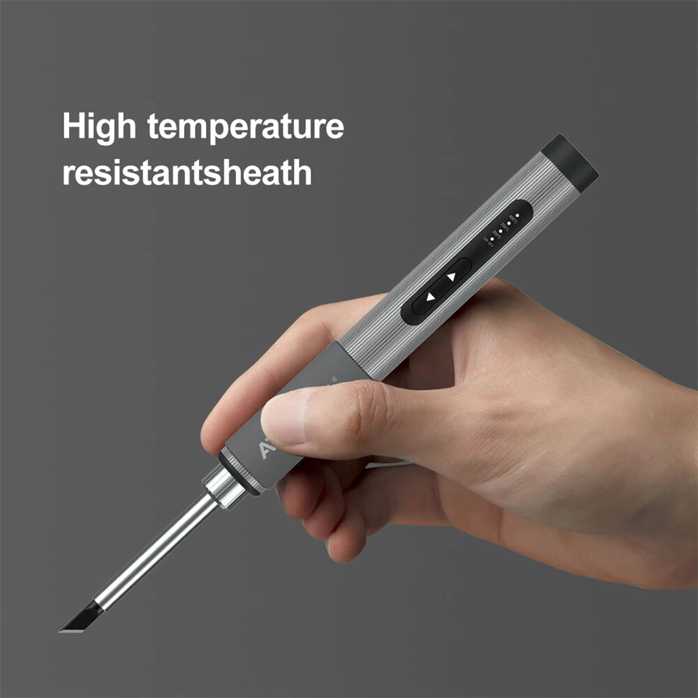 AtuMan EI2 Portable Soldering Iron - 72W Fast Heating, 300-400°C, 40g Lightweight - Image 5