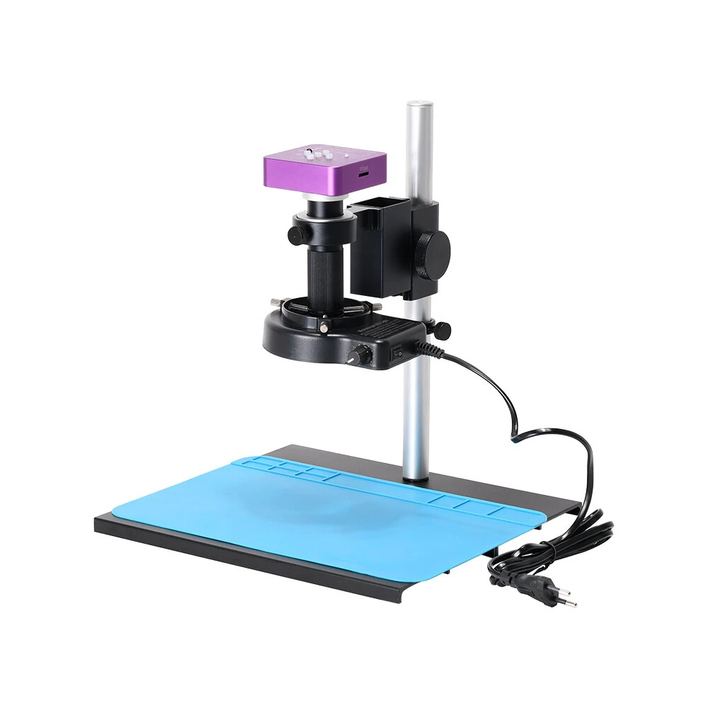 HAYEAR 51MP Digital Microscope Camera - 130X Lens & 56 LED Light for PCB Repair - Image 3