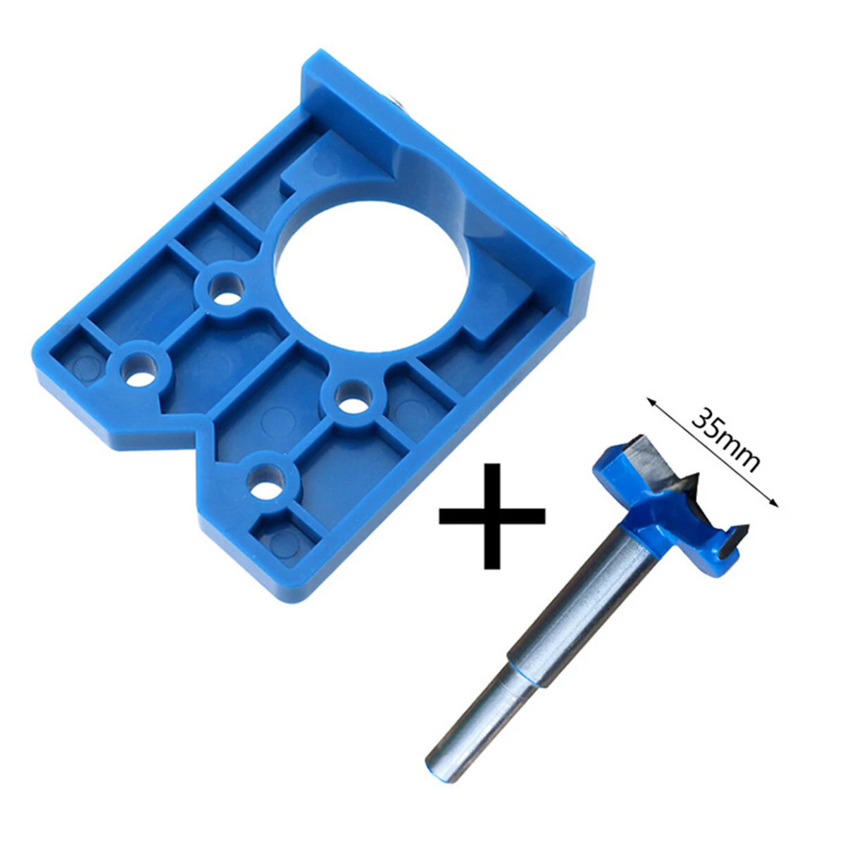 35mm Door Hinge Jig | Drill Guide for Concealed Hinge Holes - Woodworking Tool - Image 3