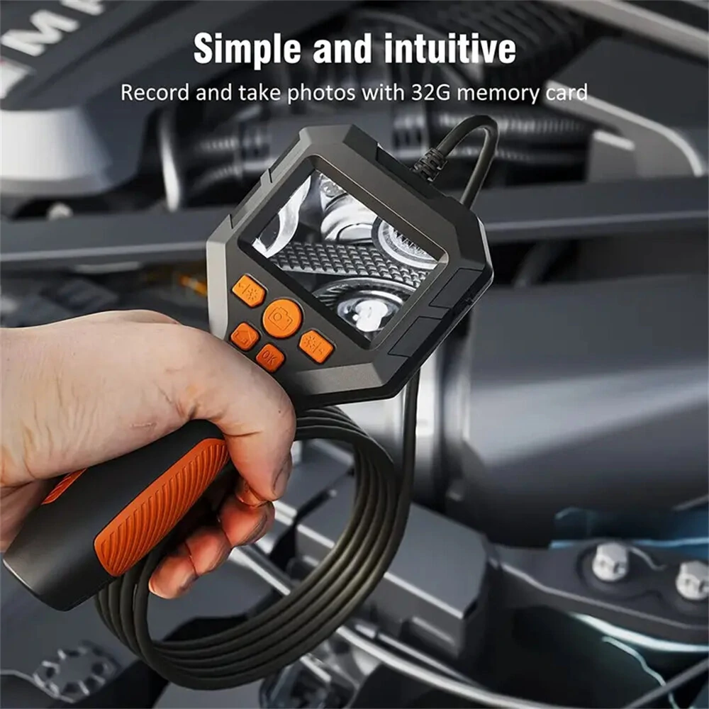 Inspection Camera with Light - 2.8 IPS Screen Borescope | 1080p Waterproof Flexible Probe for Pipe & Automotive - Image 3