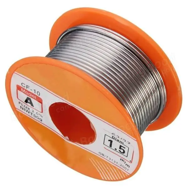 63/37 Tin Lead Solder Wire - 1.5mm 2.0% Flux Rosin Core for Welding & Soldering Iron - Image 2