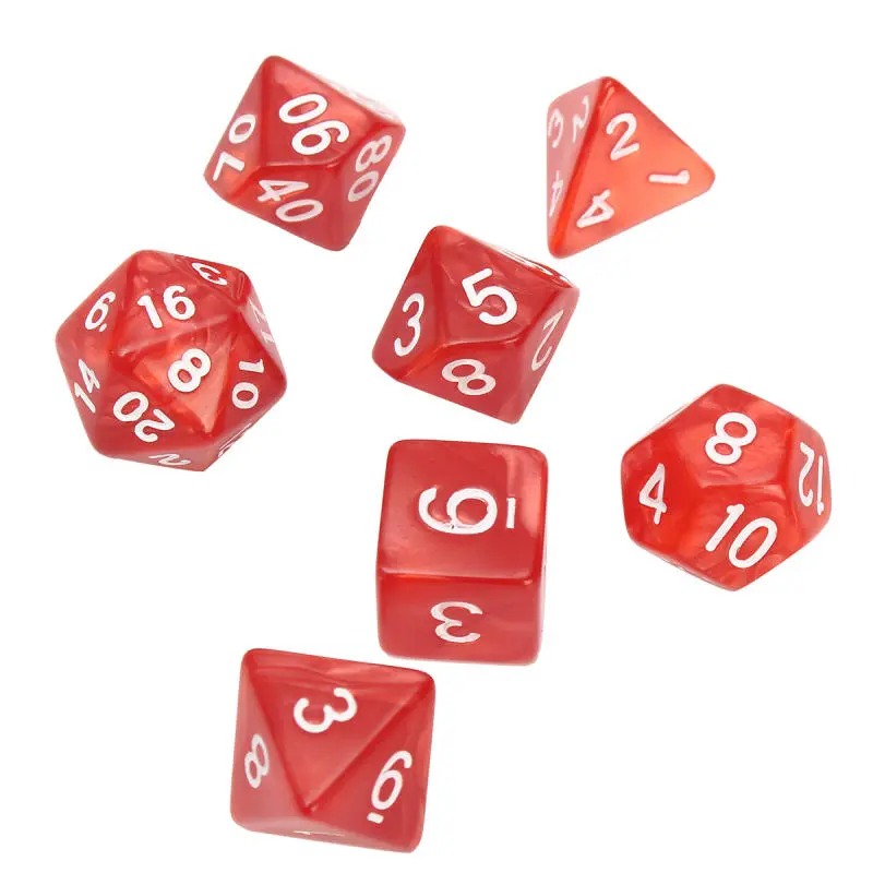 MTG Dice Set - 56 Pcs Polyhedral RPG Dice in 8 Colors with 8 Pouches - Image 2