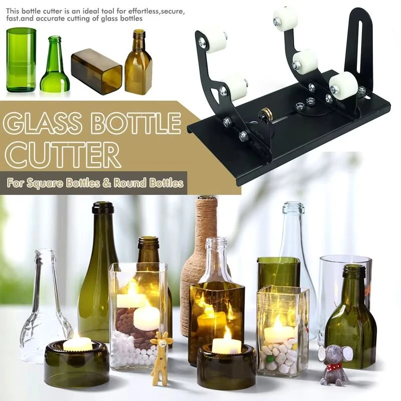 DIY Adjustable Glass Bottle Cutter Tool | For Crafting Wine Bottles Round & Square - Image 5