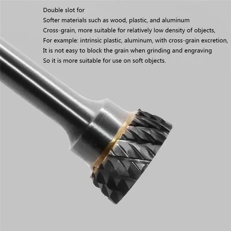 Drillpro Double Groove Alloy Rotary Boring Tool | Tungsten Steel Wood Carving Cutter - Image 2