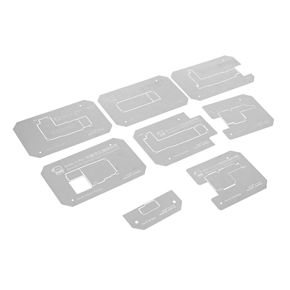 Mechanical Ibga 10-in-1 BGA Reballing Stencil | iPhone X XS 11Pro 12 Pro Max - Image 3
