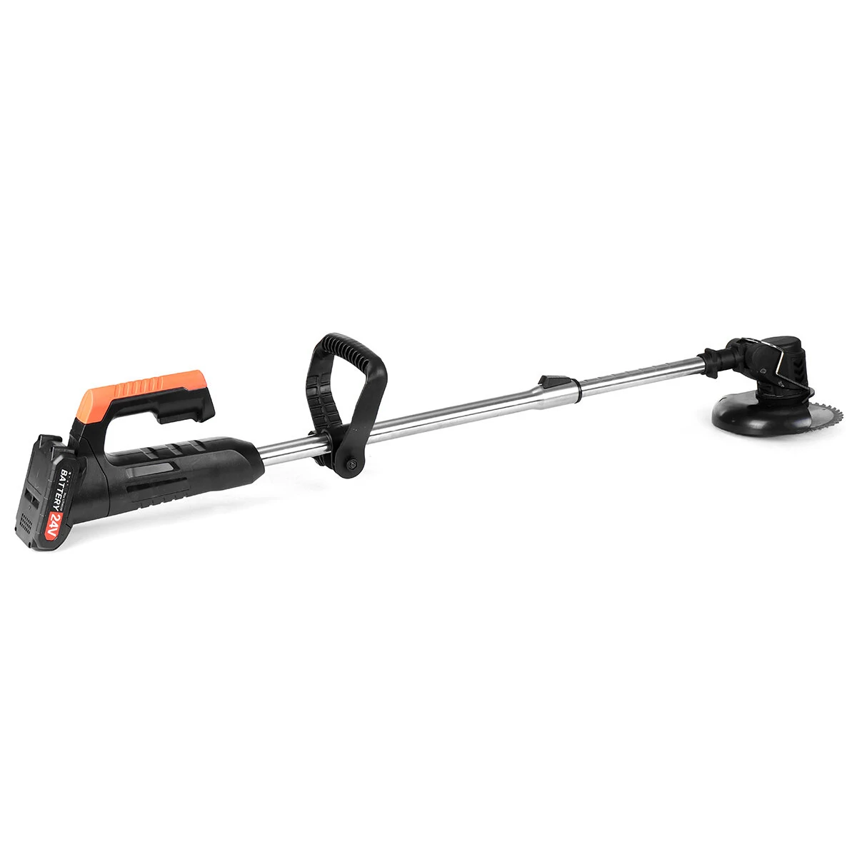 24V Rechargeable Electric Grass Trimmer Kit - Wireless Lawn Mower w/ 2 Batteries - Image 4