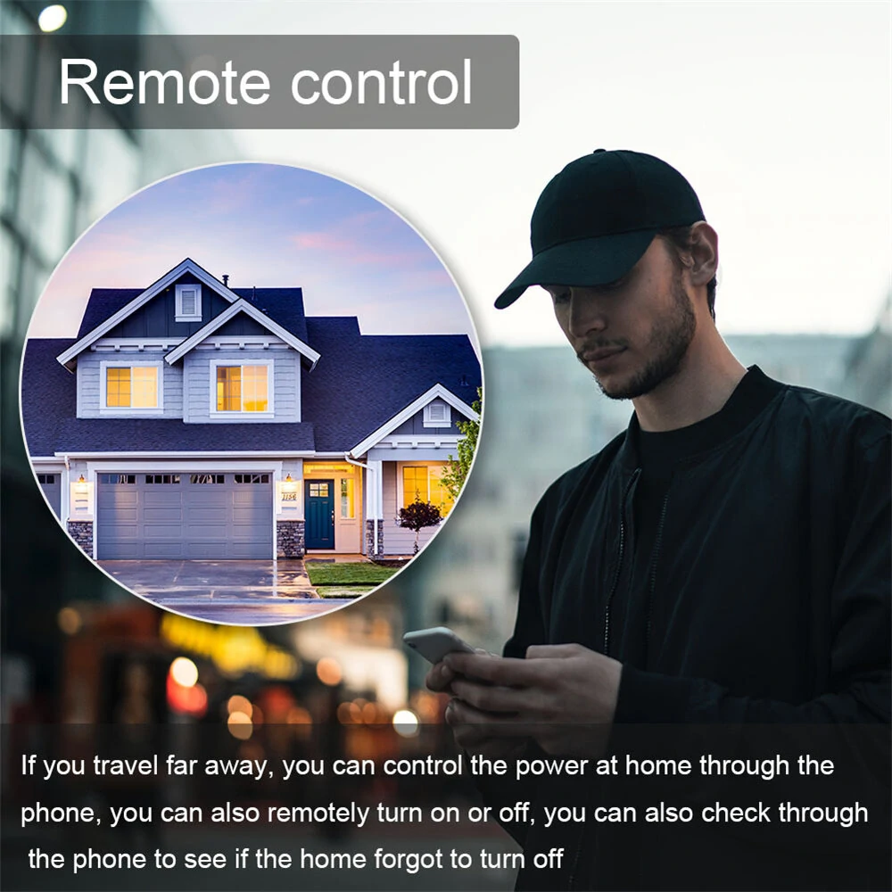 RMDZT-1PNL 63A Smart WiFi Circuit Breaker | Voice Control & Timing | Real-Time Power Tracking - Image 4