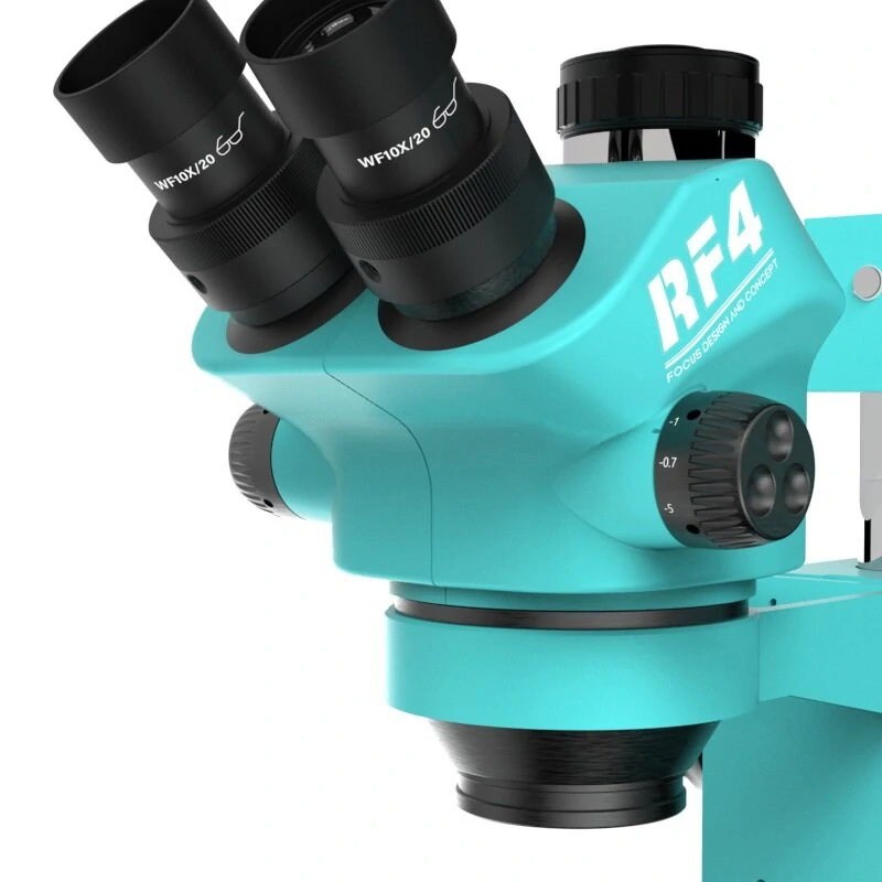 RF4 RF7050TV Stereo Microscope | 7X-50X Zoom Trinocular | For Phone Repair - Image 5