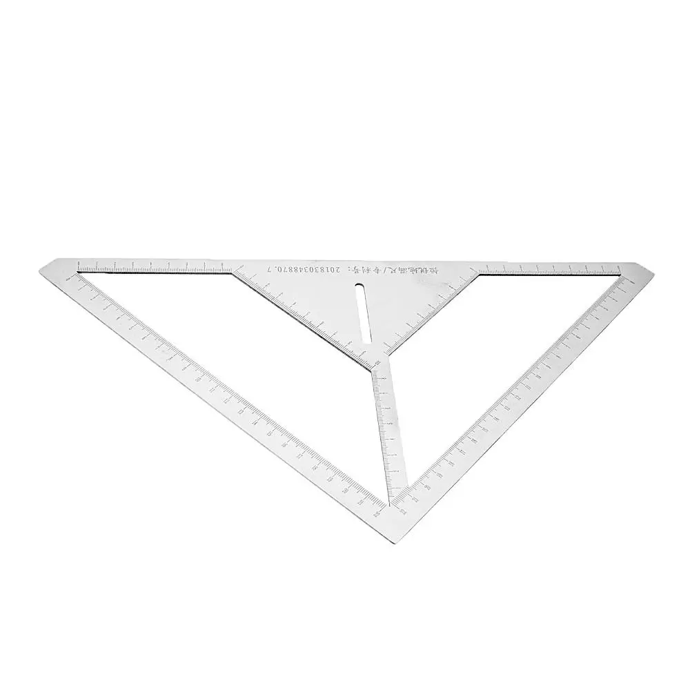 Drillpro Triangle Ruler | Multifunction Floor & Tile Ruler - Stainless Steel Measuring Tool - Image 3