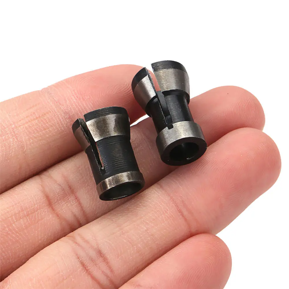 2Pcs 6.35mm & 8mm Collet Chucks - Electric Router Engraving Trimming Machine - Image 5