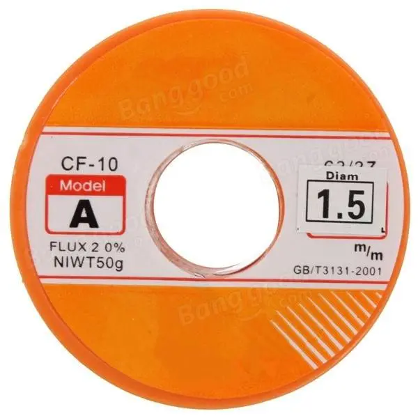 63/37 Tin Lead Solder Wire - 1.5mm 2.0% Flux Rosin Core for Welding & Soldering Iron - Image 5