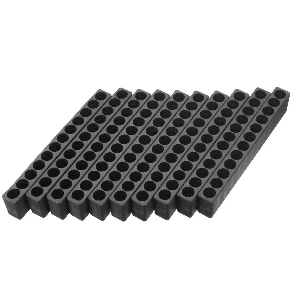 10pcs 12 Holes Hex Shank Screwdriver Bits | Plastic Storage Case Deck - Image 2