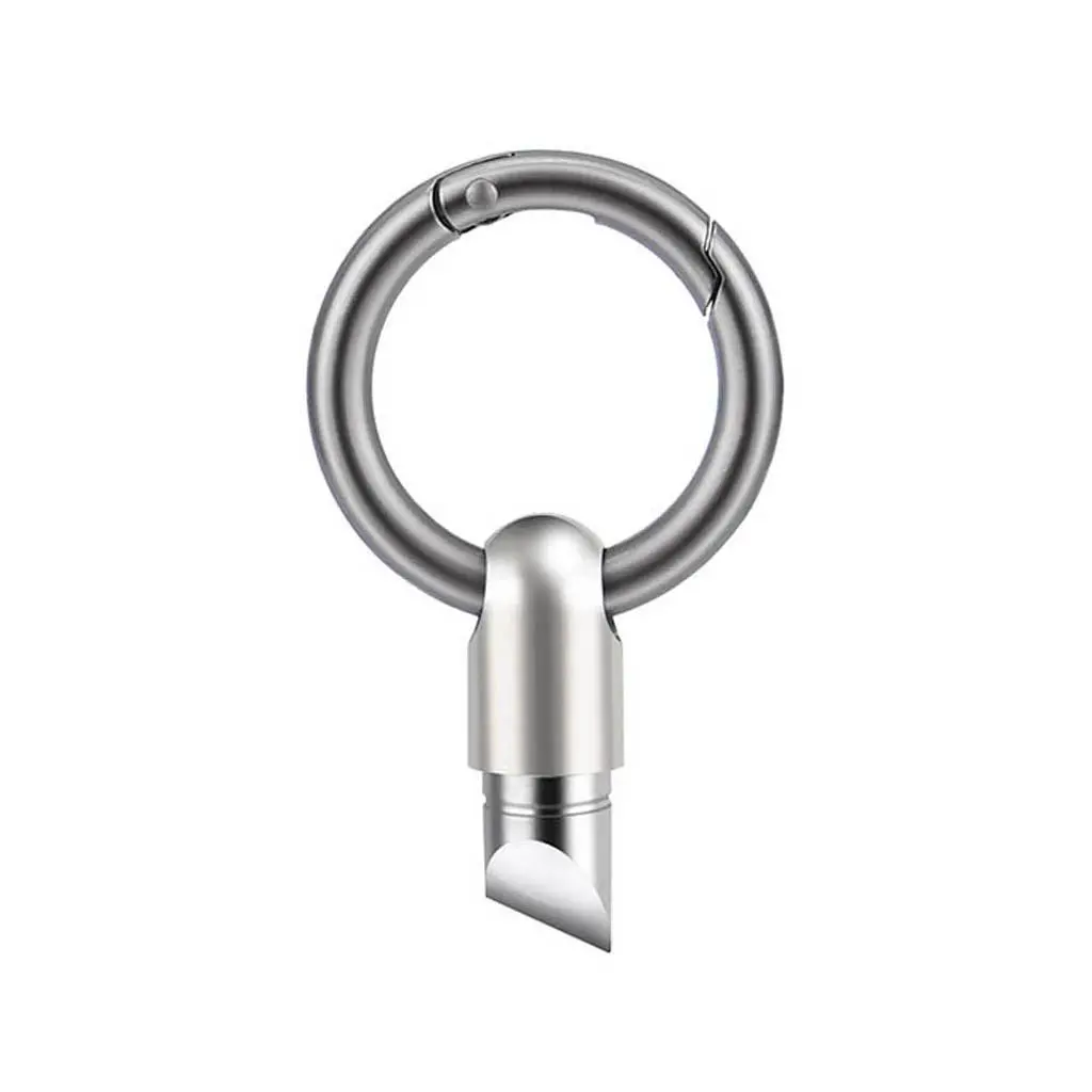 Tiny Stainless Steel EDC Blade Cutter - Portable Multi-function Key Ring Tool - Image 4