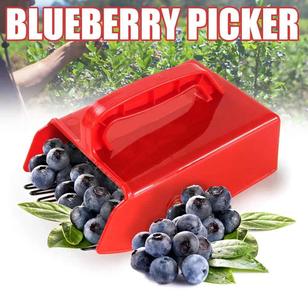 Portable Berry Picker Tool - Metal & Plastic Comb for Blueberries, Blackberries, Currants | Efficient Garden Harvest - Image 2