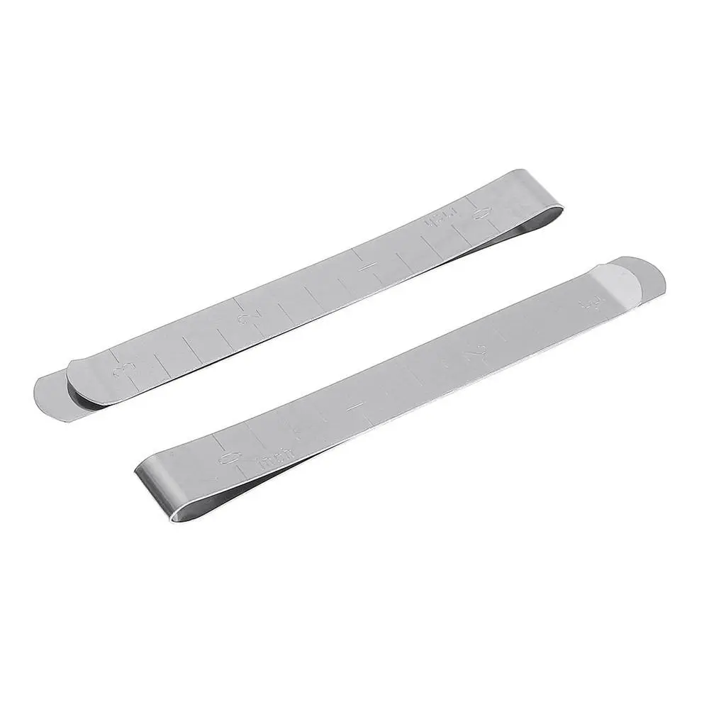 20pcs Stainless Steel Sewing Clips | Hemming & Quilting Supplies with Ruler - Image 5