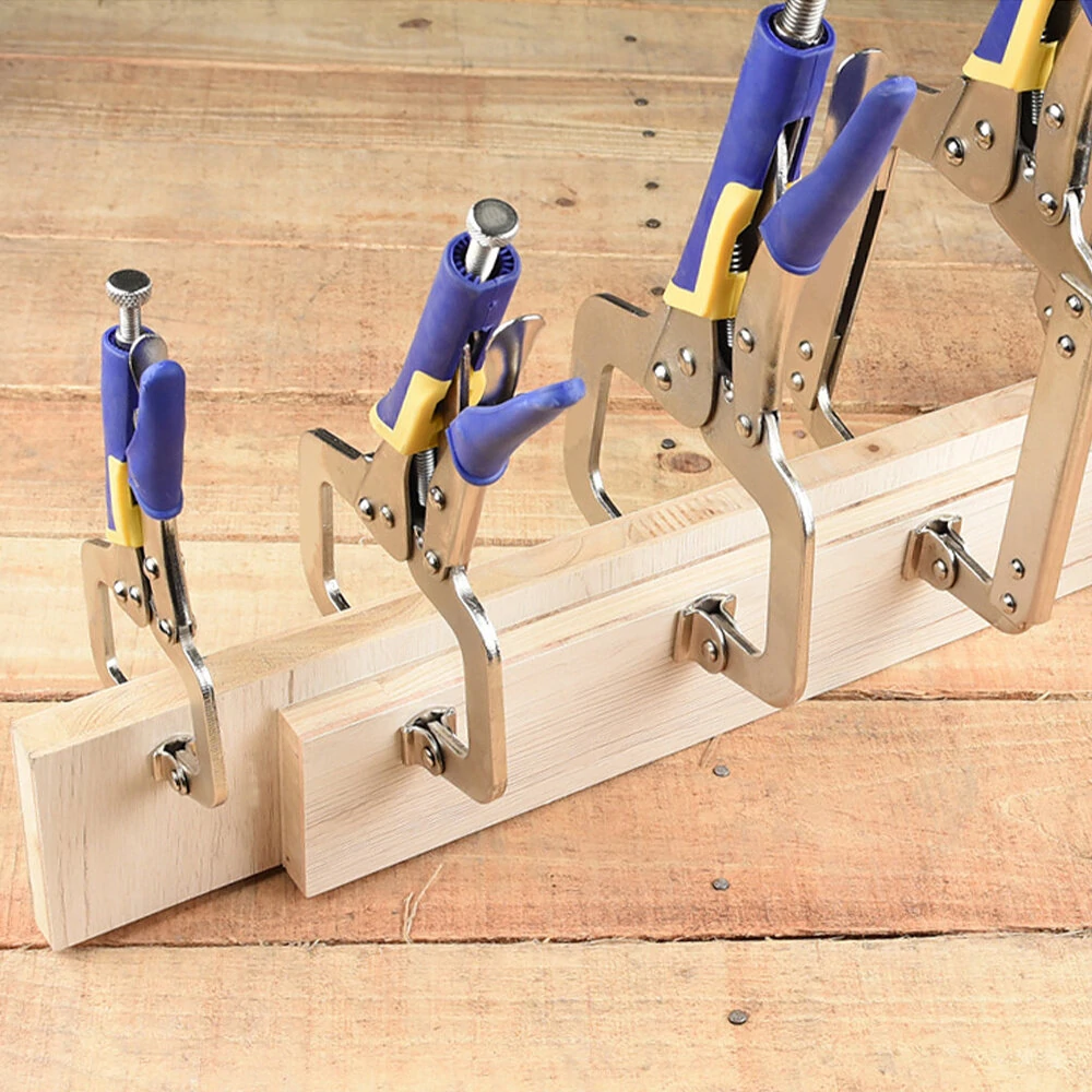 Heavy Duty C Clamp Locking Pliers - 6 to 18 Inch with Swivel Pads | Woodworking & Welding - Image 2