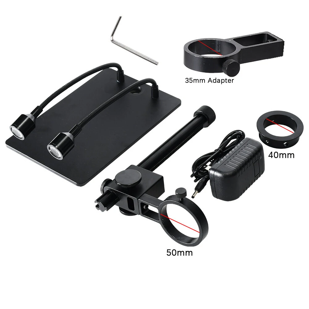HAYEAR Digital Microscope Stand - Aluminum Lift Workbench for Camera Lens Repair - Image 5
