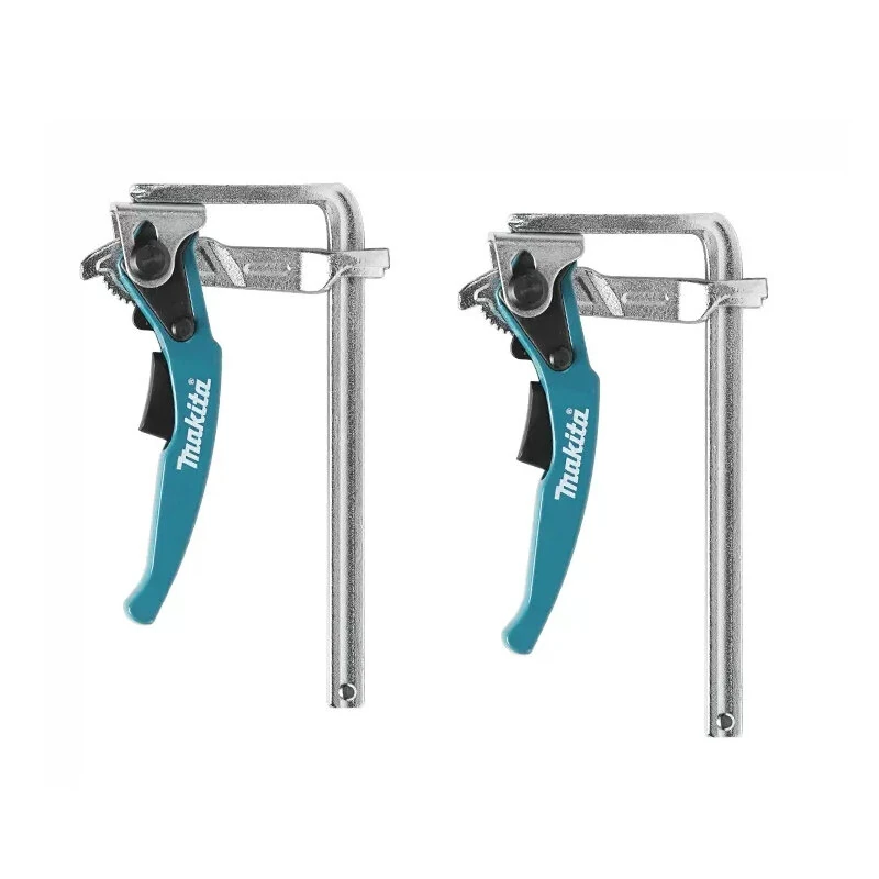 199826-6 Quick Ratchet MFT Bench Clamps - 2PCS Track Saw Guide Rail Clamps - Image 2
