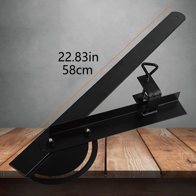 Angle Finder Circular Saw Guide Ruler - 22.83 Inch Metal Tool with Rail - Image 5