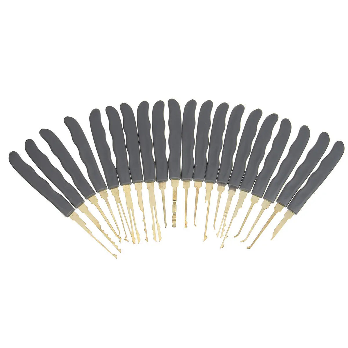 DANIU 24pcs Single Hook Lock Pick Set | Transparent Practice Lock | Locksmith Training Kit - Image 5