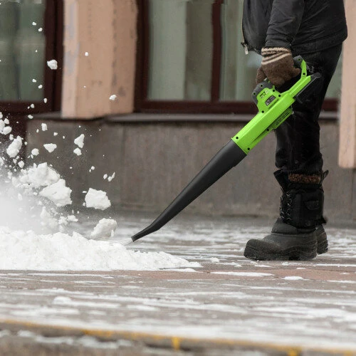 Portable Electric Leaf Blower - Garden Cleaning Tool & Air Blowing Machine - Image 4