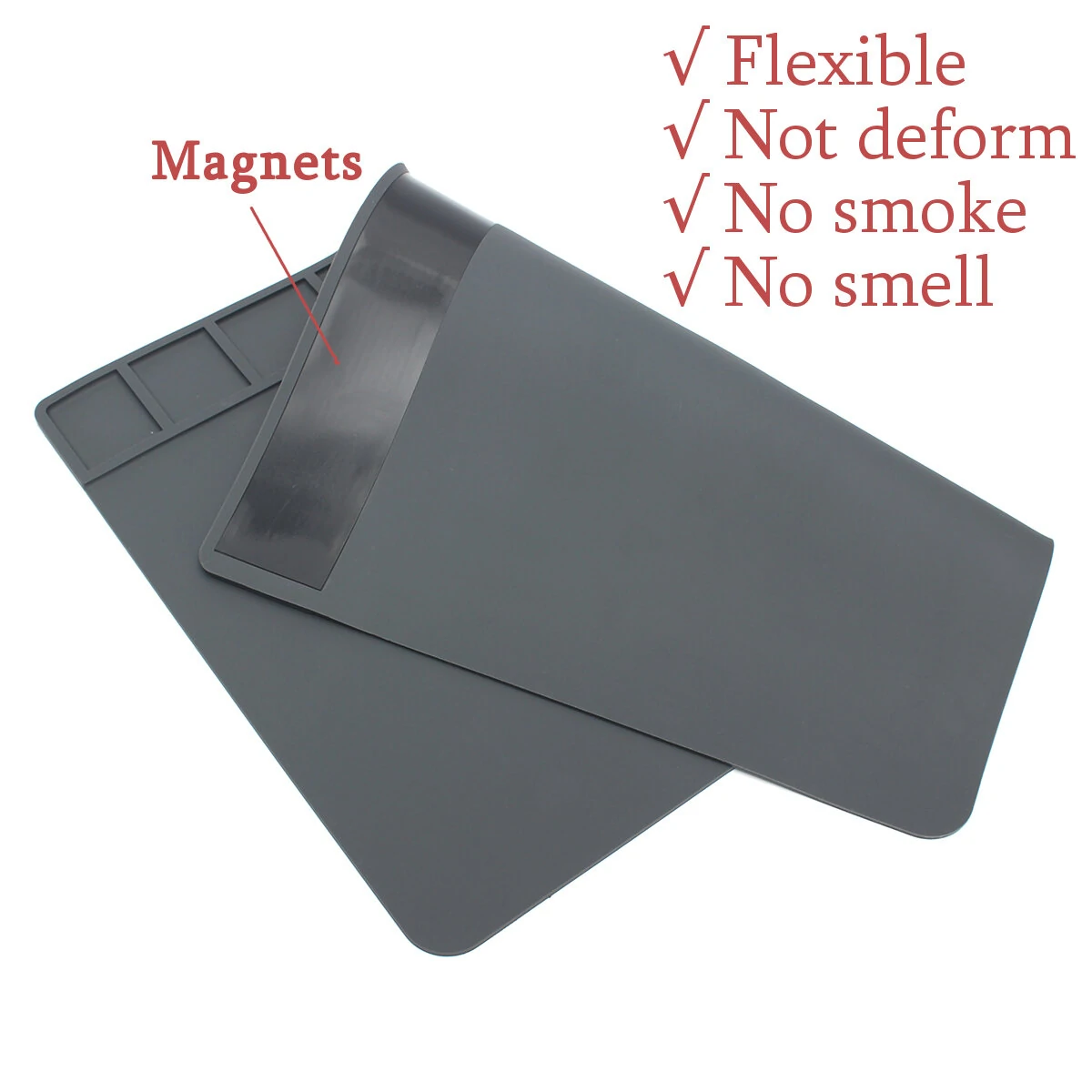 Daniu 49x35cm Big Magnets Pad Heat Insulation Soldering Repair Station Platform - Image 4