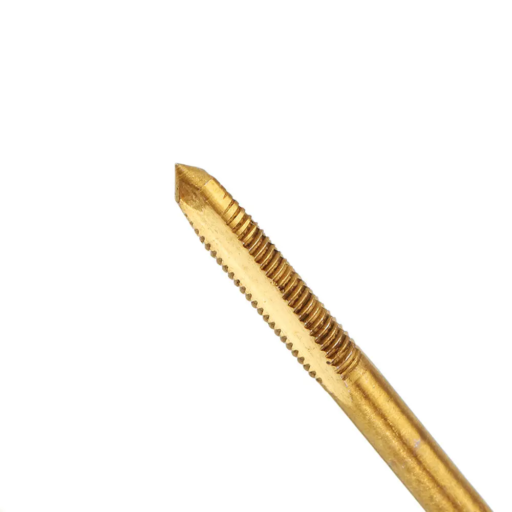 7pcs M3-M12 Machine Screw Plug Tap Set | Steel Titanium Coated | Straight Flute Hand Taps - Image 5