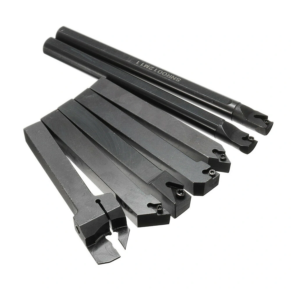 7pcs 12mm Shank Lathe Boring Bar Set - Carbide Inserts | Wood Turning Tool - Image 4