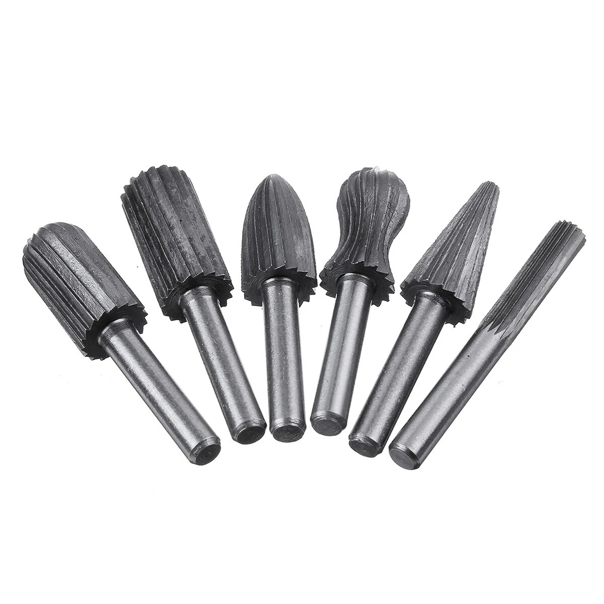 6mm Shank Tungsten Carbide Burr Set - 6pcs for Rotary Drill & Die Grinder - Image 3