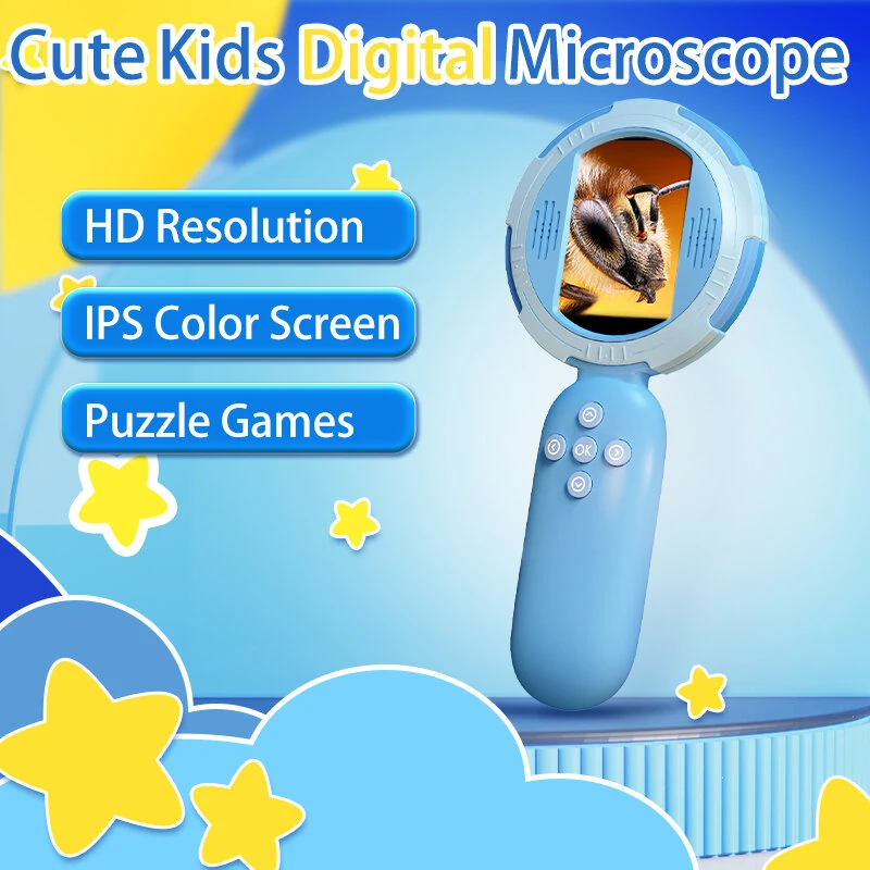 HM020C Digital Microscope - HD IPS 2.0 Screen | 8 LED Lights | Type-C - Image 2