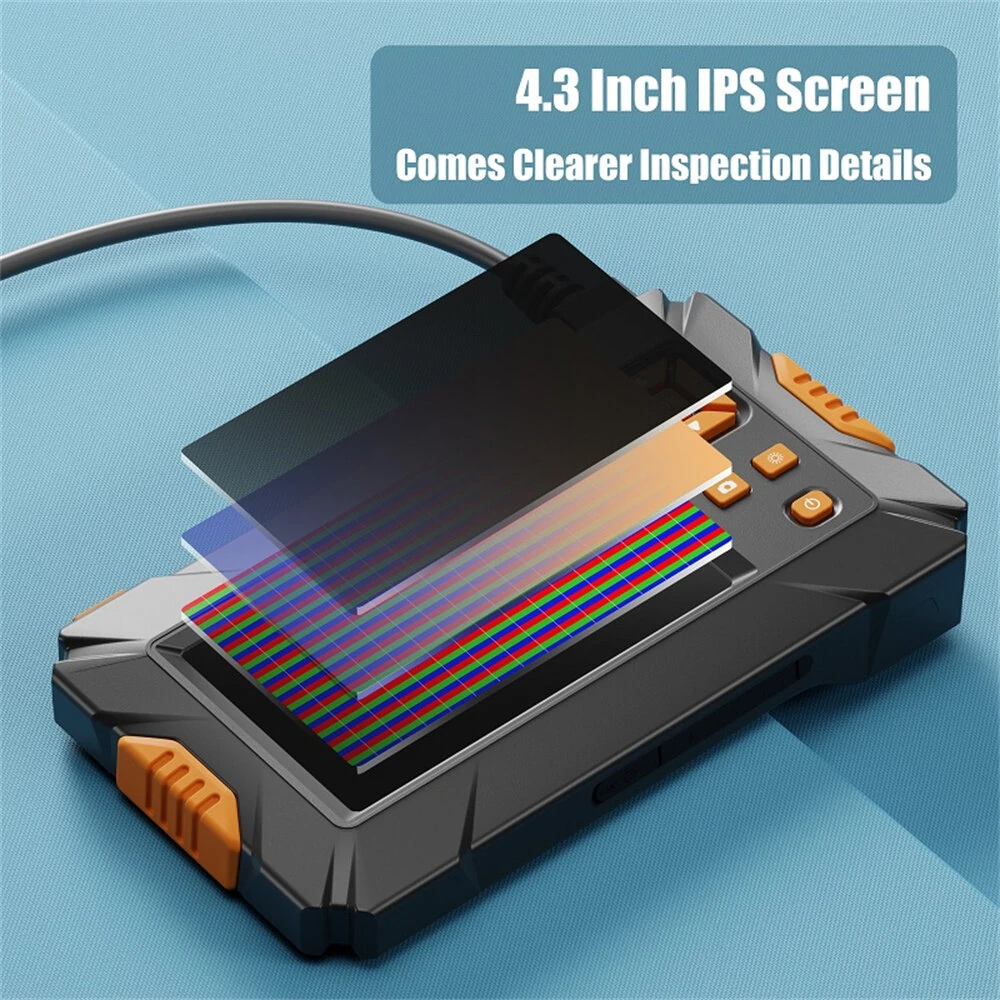 Industrial Endoscope Camera - 4.3 Screen HD1080P | Dual Lens Auto Focus Borescope - Image 3