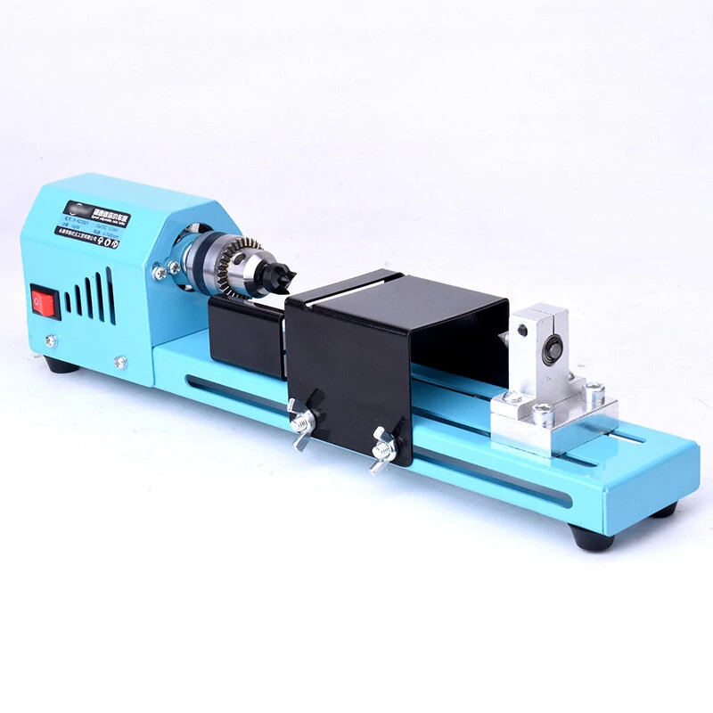 Mini Wood Lathe Machine 150W | 110-240V Adjustable Speed | Grinding Polishing DIY Tool - Image 4