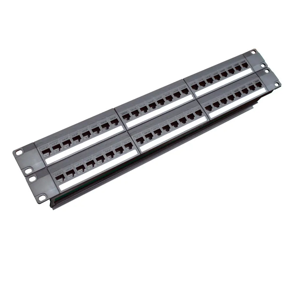 Tripp Lite 1U 24-Port CAT6 Patch Panel | Keystone Jack Network Rack Panel - Image 5
