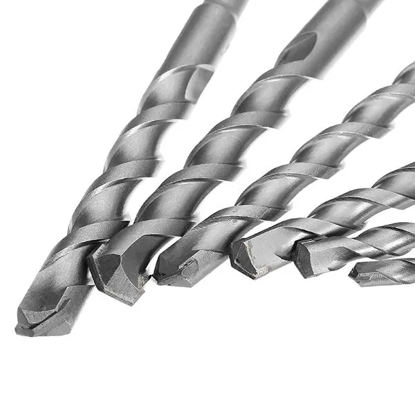 6Pcs SDS Plus Drill Bit Set - 6-16mm x 160mm Carbide Tip for Concrete - Image 4