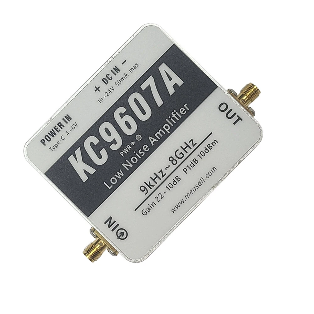 KC9607A Ultra-Low Noise Amplifier Module | 1kHz-8GHz, 20dB Gain | For Near-Field Probes & Antennas - Image 2