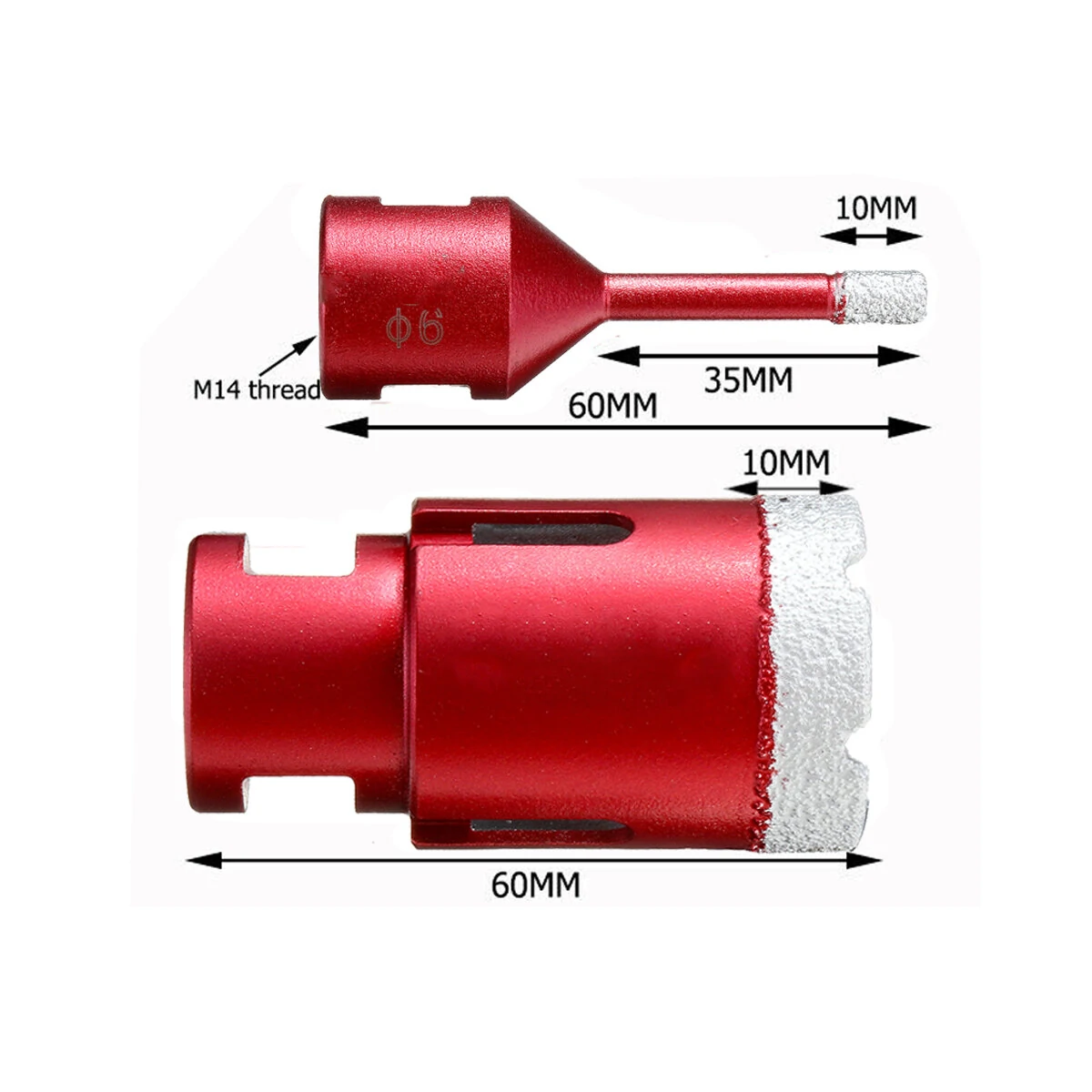 M14 Diamond Drill Bits 6-35mm | Tile Marble Granite Hole Saw for Angle Grinder - Image 5