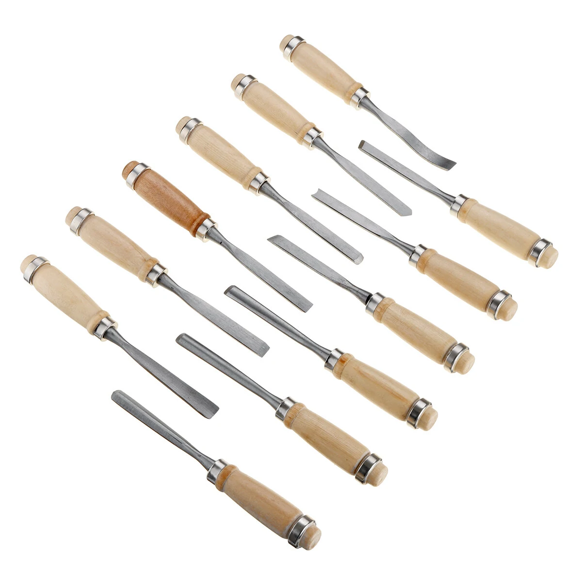 12Pcs Wood Carving Chisel Set - Professional Woodworking Gouges & Hand Tools - Image 5