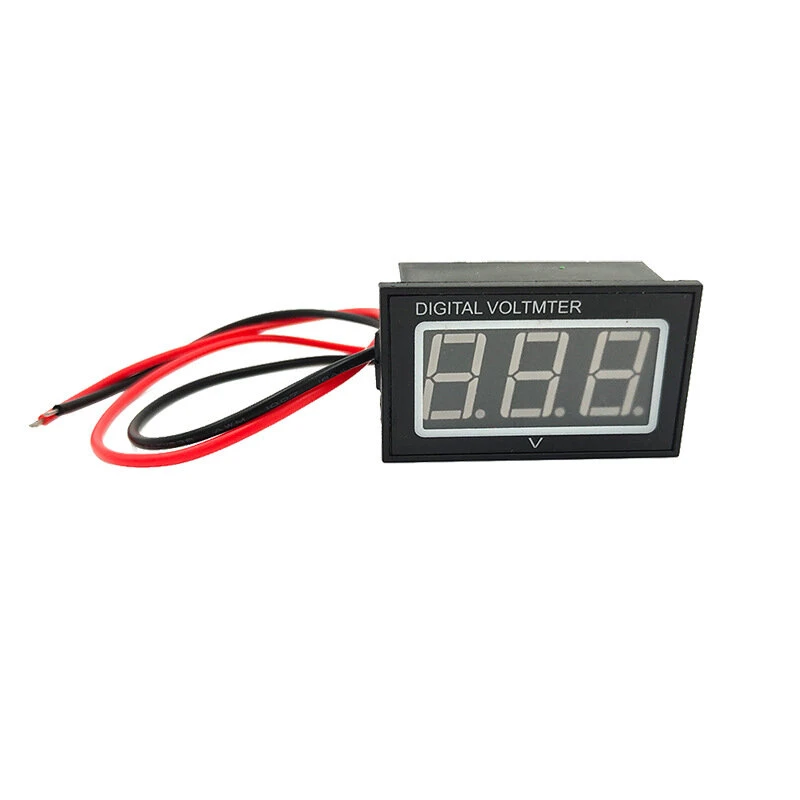 DC 0-30V Waterproof LED Voltmeter | 0.36 Inch Digital Panel Display for Car Battery - Image 2