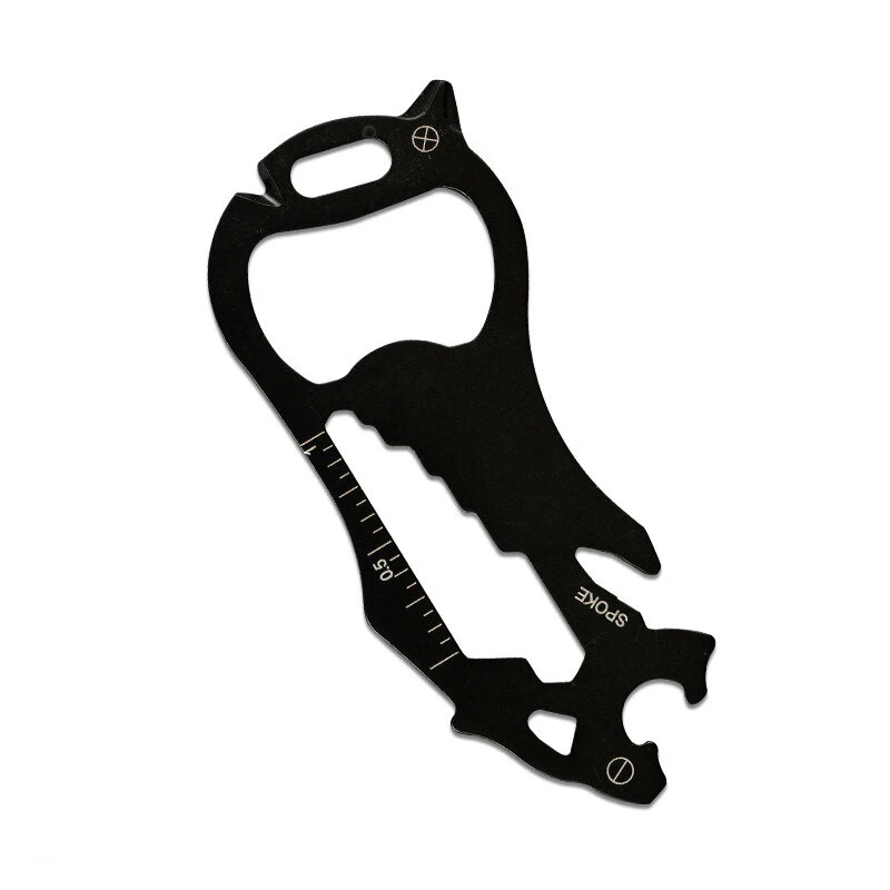 Tiger Mini Tool Card - Multifunctional EDC Bottle Opener & Keychain Tool - Image 4