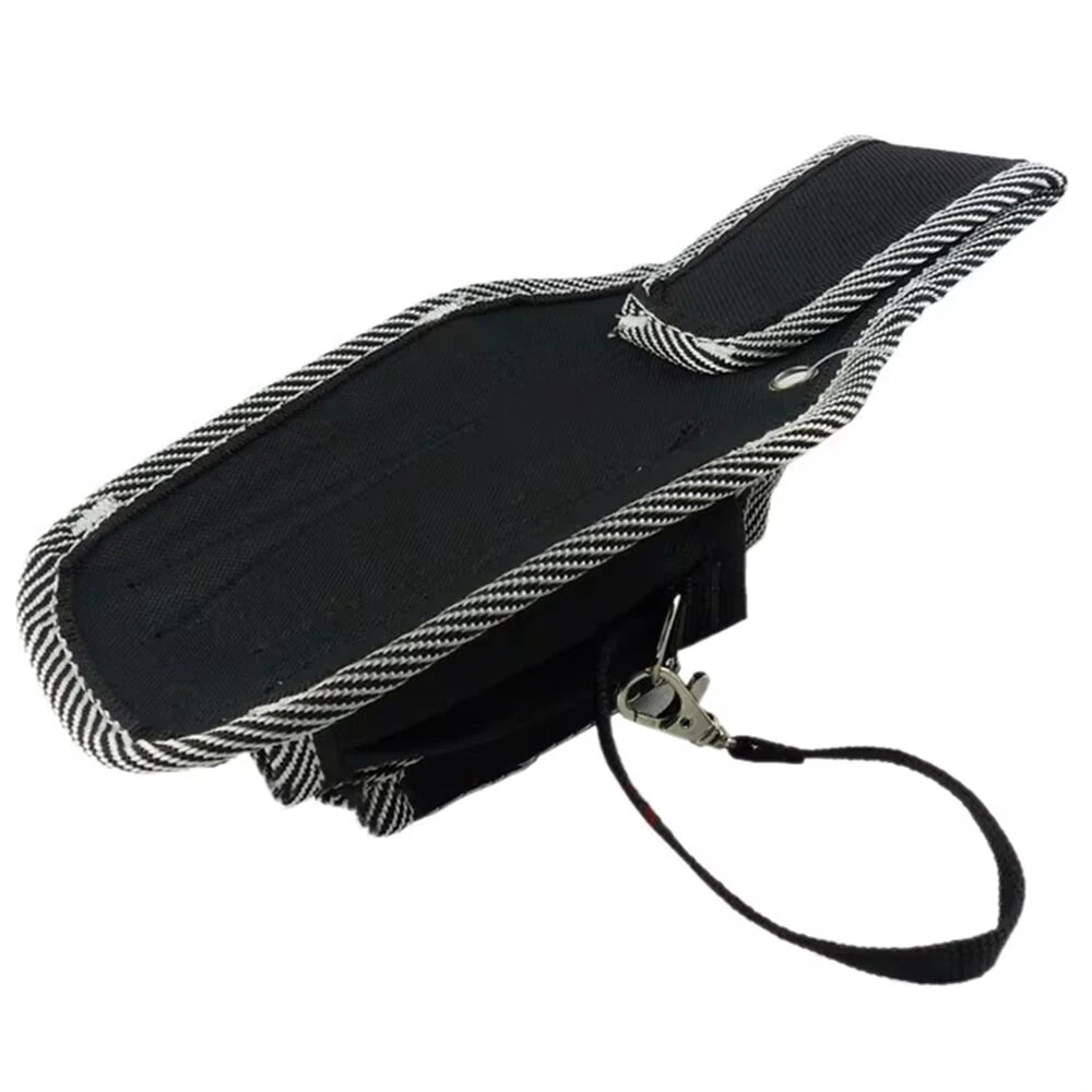 9 Pocket Electrician Tool Bag - 600D Nylon Waist Pouch with Reinforced Edges - Image 5