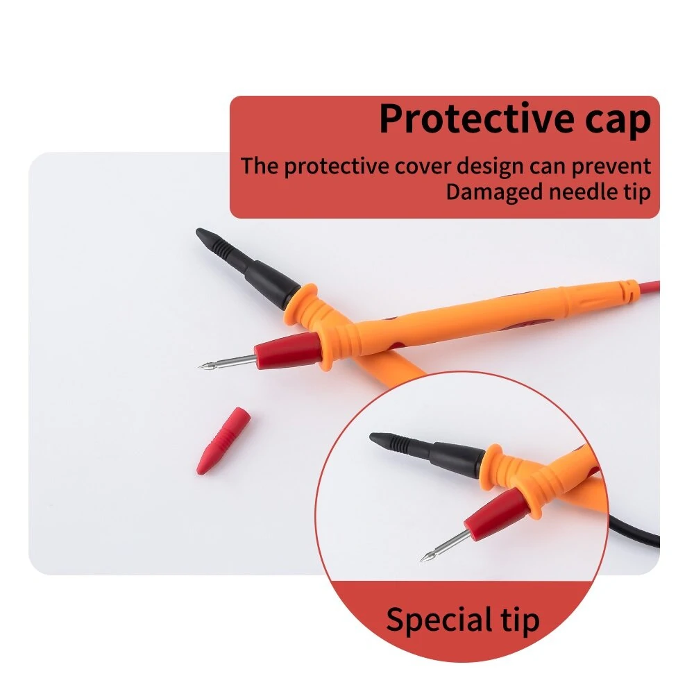 PT1011 1000V 10A Needle Type Digital Multimeter Test Leads | 1 Pair Probe Wire Pen Cable - Image 4