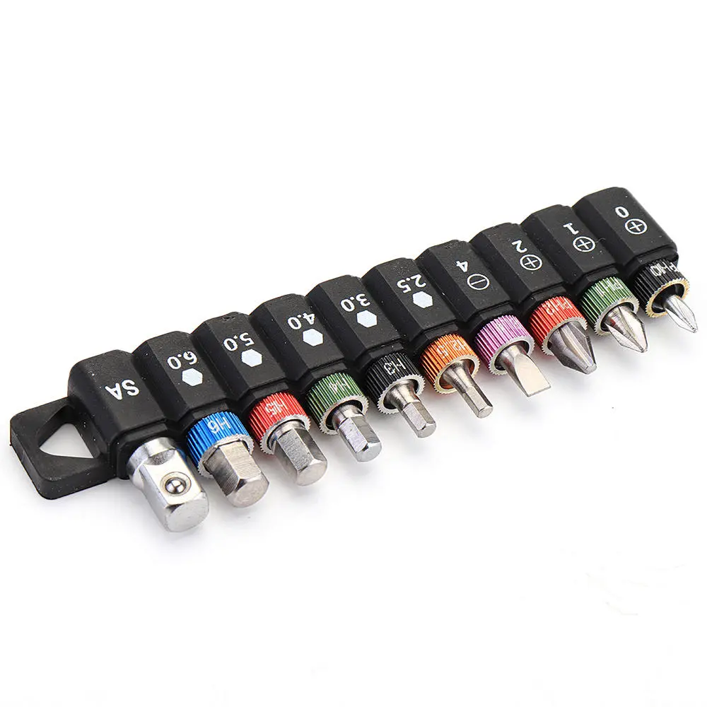 Drillpro 16Pcs Mini Ratchet Wrench Set | Screwdriver Bit & Socket Kit - Image 3