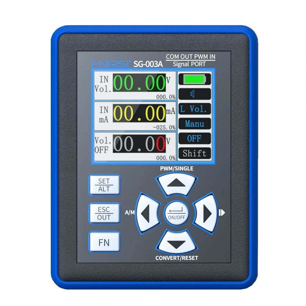 FNIRSI 0-10V 4-20mA Signal Generator | Adjustable PWM Simulator | 3000mAh Battery - Image 2