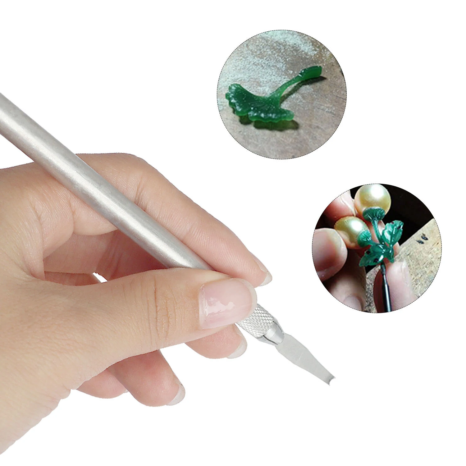 Dental Lab Wax Carving Tool Set - 10pcs Professional Stainless Steel Chisel Knife - Image 4