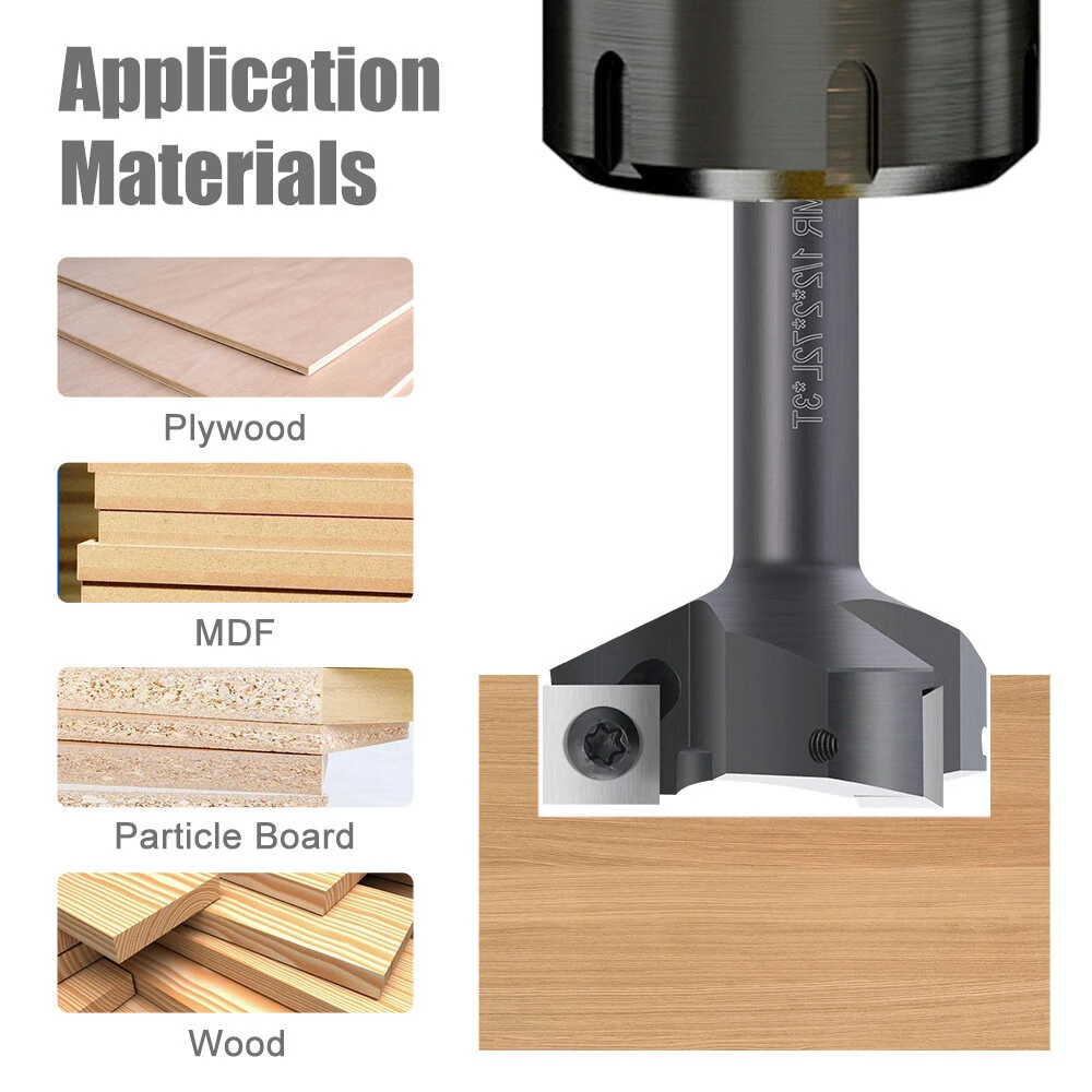 Whiteside Router Bits 1/2 Inch Shank 3 Flute Spoilboard Surfacing Bit | 2 Cutting Diameter - Image 3