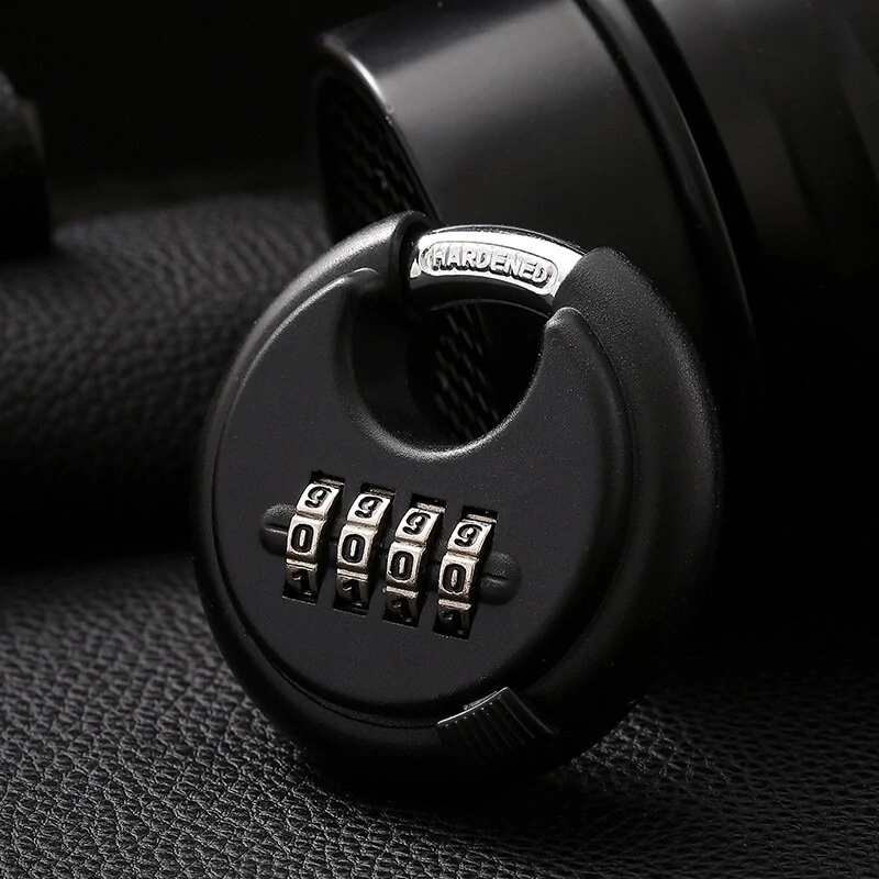 Yuanbao-Inspired Round Password Padlock - Metal Anti-Theft Lock for Travel & Daily Use - Image 3